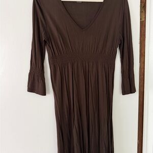 Banana Republic Chocolate Long Sleeve Dress